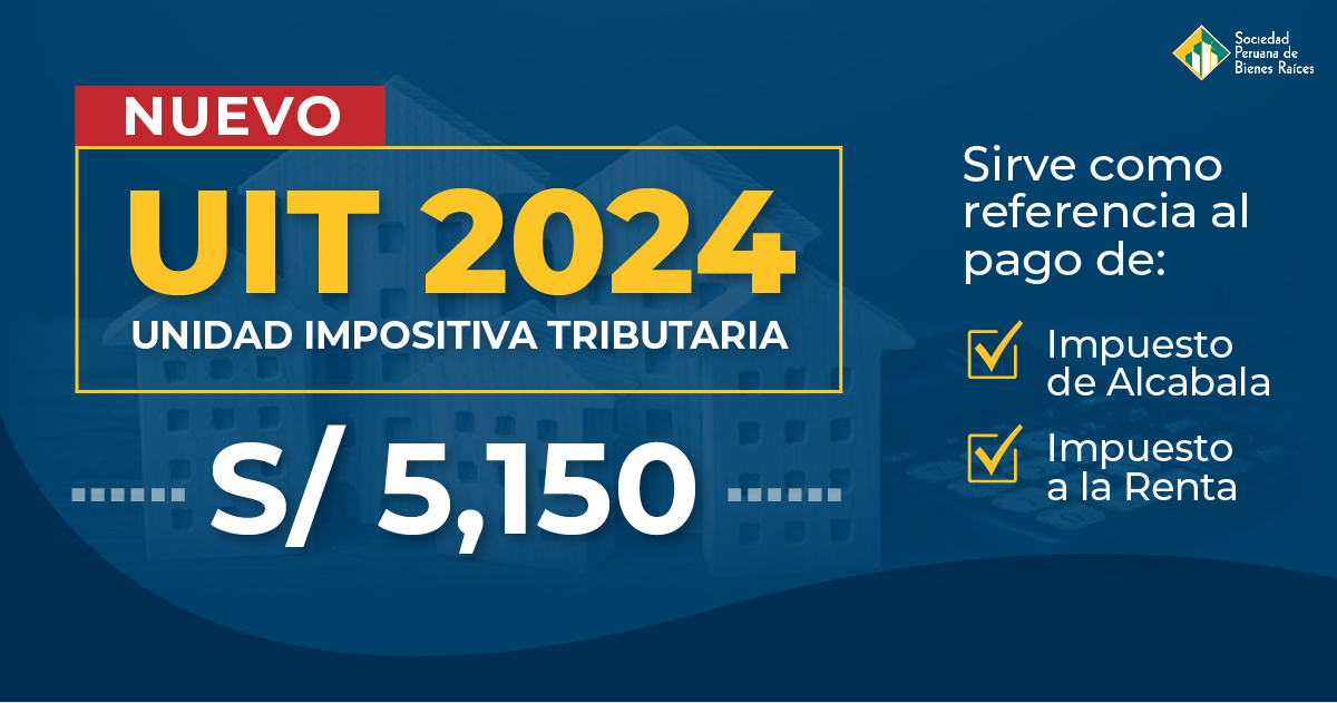 Unidad Impositiva Tributaria UIT para el 2024