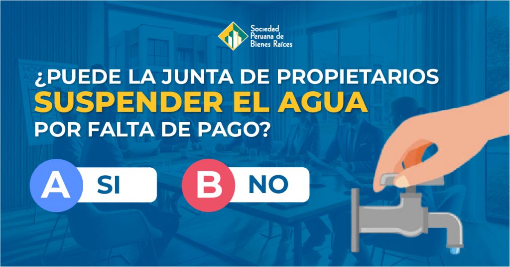 Portada junta de propietarios agua SPBR