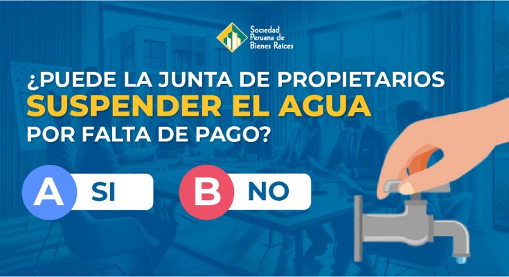 Portada junta de propietarios agua SPBR